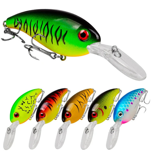 1Pcs Crank Fishing Lures 10mm 14g Floating Artificial Hard Bait Lures Tackle Bass Pike Fishing Tackle Wobblers Pesca Crankbait